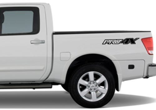 Adesivi in Vinile Stile Off Road PRO-4X per Sponde Cassone Nissan