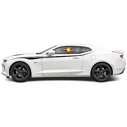 Kit Adesivi in Vinile con Strisce Laterali Tribali Personalizzate per Chevrolet Camaro 2016-2017