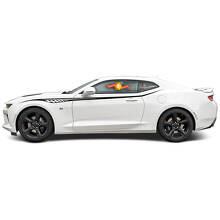 Kit Adesivi in Vinile con Strisce Laterali Tribali Personalizzate per Chevrolet Camaro 2016-2017_2