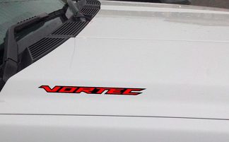 VORTEC cofano vinile adesivo decalcomania: Chevrolet Silverado GMC Sierra Truck (delineato)