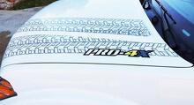 Kit adesivi in vinile cofano e laterali Pro-4X per Nissan Frontier 2016_4