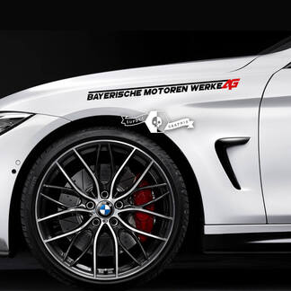 2021+ BMW M4 M3 G80 G82 G83 M Performance Hood M Colore Logo Adesivo  decalcomania in vinile