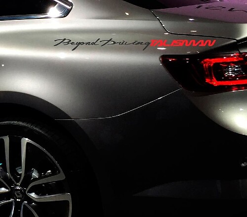 Scritta decalcomania emblema logo vinile talismano per Renault