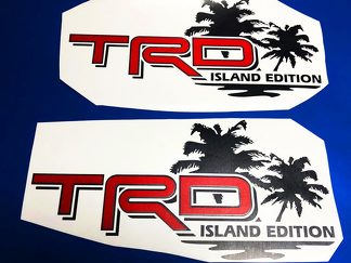 Toyota TRD Island Edition Off Road Tacoma Tundra Decalcomanie Adesivo in vinile Decal Palm
