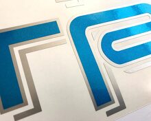 Toyota TRD 4X4 Off Road Tacoma Tundra Camion Decalcomanie Adesivi Blu Brillante Metallico 2