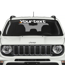 Grafica Banner Parabrezza Side Splash Grafica Graffiata Adesivo in Vinile per Jeep Renegade 5