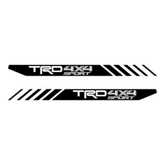 Tundra Sport Toyota TRD Truck 4x4 Decalcomanie Vinile Pretagliato Adesivi Comodino Set-2P