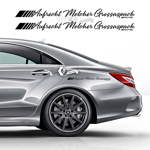 Adesivo in vinile laterale Aufrecht Melcher Grossaspach per Mercedes-Benz CLS-Class