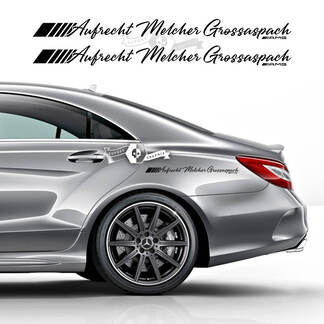 Coppia scritte AMG Aufrecht Melcher Grossaspach Side Mercedes-Benz MB großaspach adesivi in ​​vinile

