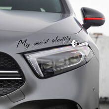 Coppia scritte decalcomania adesivo emblema logo la mia prima identità per Mercedes-Benz
 3