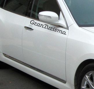 Scritta Decal Sticker Stemma Logo Vinile Granturismo Tipo A Per Nissan
