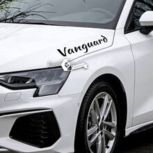 Cappuccio Lettering Decal Adesivo Emblema Logo Vinile Vanguard per Audi
 2