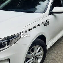 2 adesivi con scritta e logo Fender Emblem per il miglior vinile K5 al mondo per Kia Optima K5
 3