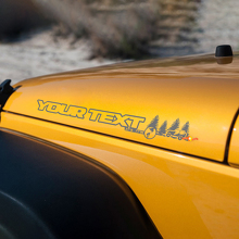 Coppia di Adesivi in Vinile per Cofano Stile Off Road Forestale per Jeep Wrangler_2