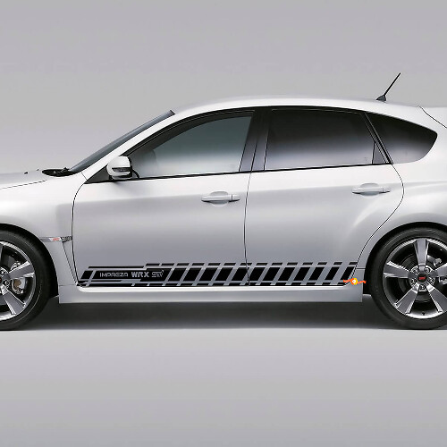 Kit di adesivi in vinile per striscia laterale per Subaru Impreza Hatchback WRX STI 2007-2012