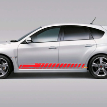 Kit di Adesivi Laterali a Scacchi in Vinile per Subaru Impreza Hatchback WRX STI 2007-12_3