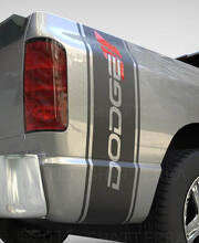 Kit Adesivi Vinile Strisce Laterali Posteriori Brandizzate per Dodge Ram 1500-3500_3