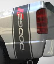 Kit Adesivi Vinile Strisce Laterali Posteriori Brandizzate per Dodge Ram 1500-3500_4