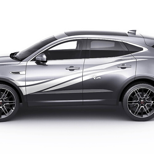 Adesivo grafico per portiera laterale Jaguar E-Pace Logo adesivo
