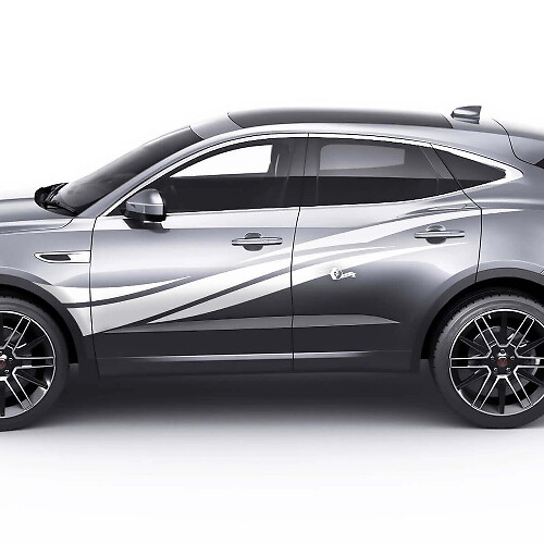 Adesivo grafico per portiera laterale Jaguar E-Pace Logo adesivo
