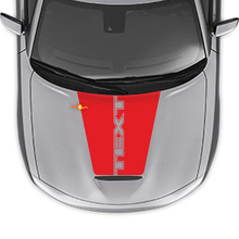 Decalcomania adesiva oscurante per cofano Dodge Charger Hemi
 2