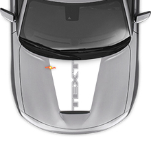 Decalcomania adesiva oscurante per cofano Dodge Charger Hemi
 3