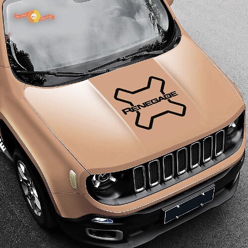 Jeep Renegade Logo Graphic Vinyl Decal Sticker Hood Side Camo Opzioni