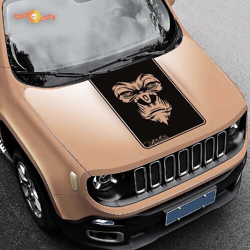 Jeep Renegade Hood Yeti BigFoot Graphic Vinyl Decal Sticker Side SUV