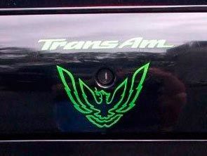 Set Adesivi Serratura Baule per Pontiac Firebird Trans Am WS6