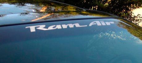 Adesivo in vinile per parabrezza Ram Air per Pontiac Firebird