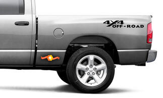 4x4 Off Road Aftermarket Decalcomanie in vinile da comodino Dodge
