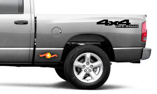 Decalcomanie da comodino in vinile fuoristrada 4x4 Dodge Style