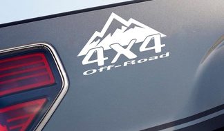 4x4 OFF ROAD Mountain Decal Sticker Emblem Racing Truck Logo Si adatta: Dodge