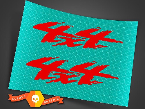 Adesivo Vinilico 4x4 Off Road 4WD per Camion Ford