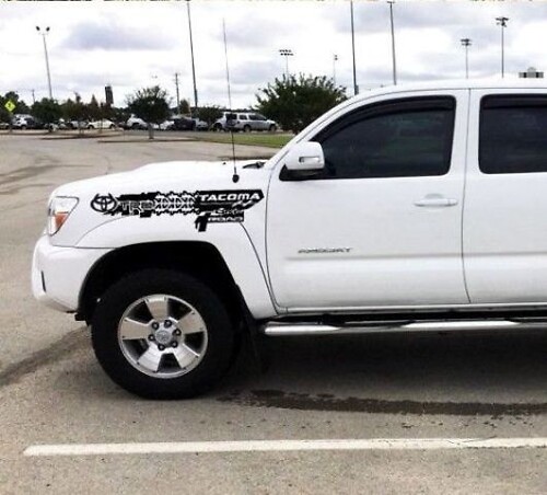 Adesivo in vinile davanti parafango splash fango TRD Tacoma per Toyota Tacoma 2004-2018