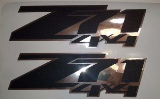Z71 4x4 adesivo carta vetrata e cromo silverado CHEVROLET CHEVY (set)