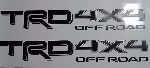 TRD 4x4, decalcomania fuoristrada Adesivo TOYOTA tacoma tundra qualsiasi colore (set)