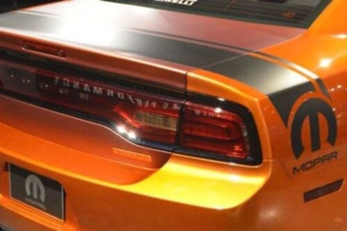 Decalcomania adesiva a strisce in vinile per letto posteriore e bagagliaio Dodge Charger, grafica Hemi Mopar RT SRT
