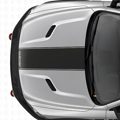 Adesivo in vinile con profilo personalizzato per cofano per Dodge Ram