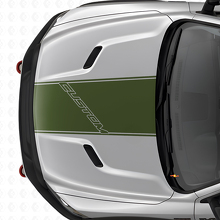 Adesivo in vinile con contorno a lettere personalizzate per striscia cofano Dodge Ram_3