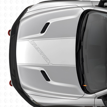 Adesivo in vinile con contorno a lettere personalizzate per striscia cofano Dodge Ram_5