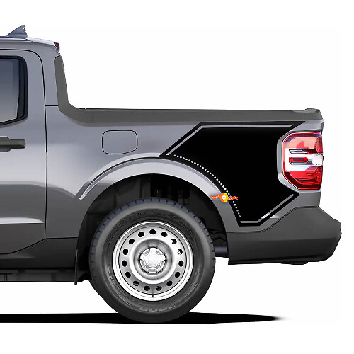 Adesivi in vinile con motivo a puntini per lato cassone per Ford Maverick 2022 e successivi