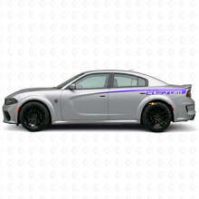Adesivo in vinile personalizzato a fascia laterale per Dodge Charger Electric_2