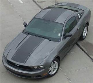Pony Center Snake Hood Racing Stripe Qualsiasi colore in vinile per Ford Mustang 2010 2011 2012