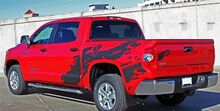 2015-2016 SHREDDER Truck Bed Hood Grafica in vinile Qualsiasi colore Adesivi Decalcomanie Striscia Toyota Tundra
 2