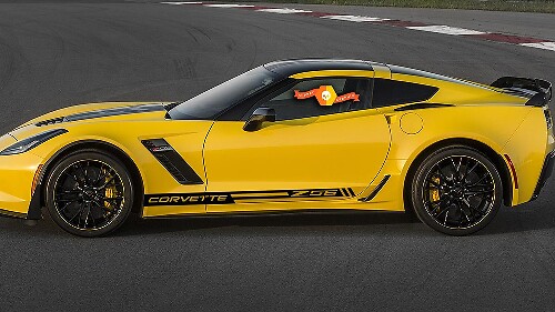Adesivo Vinilico Racing Side Stripe per Chevrolet Corvette Z06 C6 C7 2005-2018