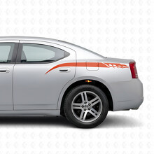 Adesivo Vinile con Strisce Laterali in Stile Fiamma per Dodge Charger 2006-2010_4