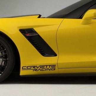 2 adesivi per decalcomanie Chevy Corvette Racing Stingray z06 Grand Sport