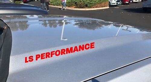 Adesivo in Vinile per Cofano LS Performance per Pontiac GTO