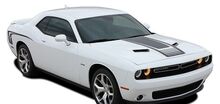 Striscia laterale del cofano CUDA STROBE adesivo decalcomania grafica in vinile 2008-2017 2018 Dodge Challenger
 2